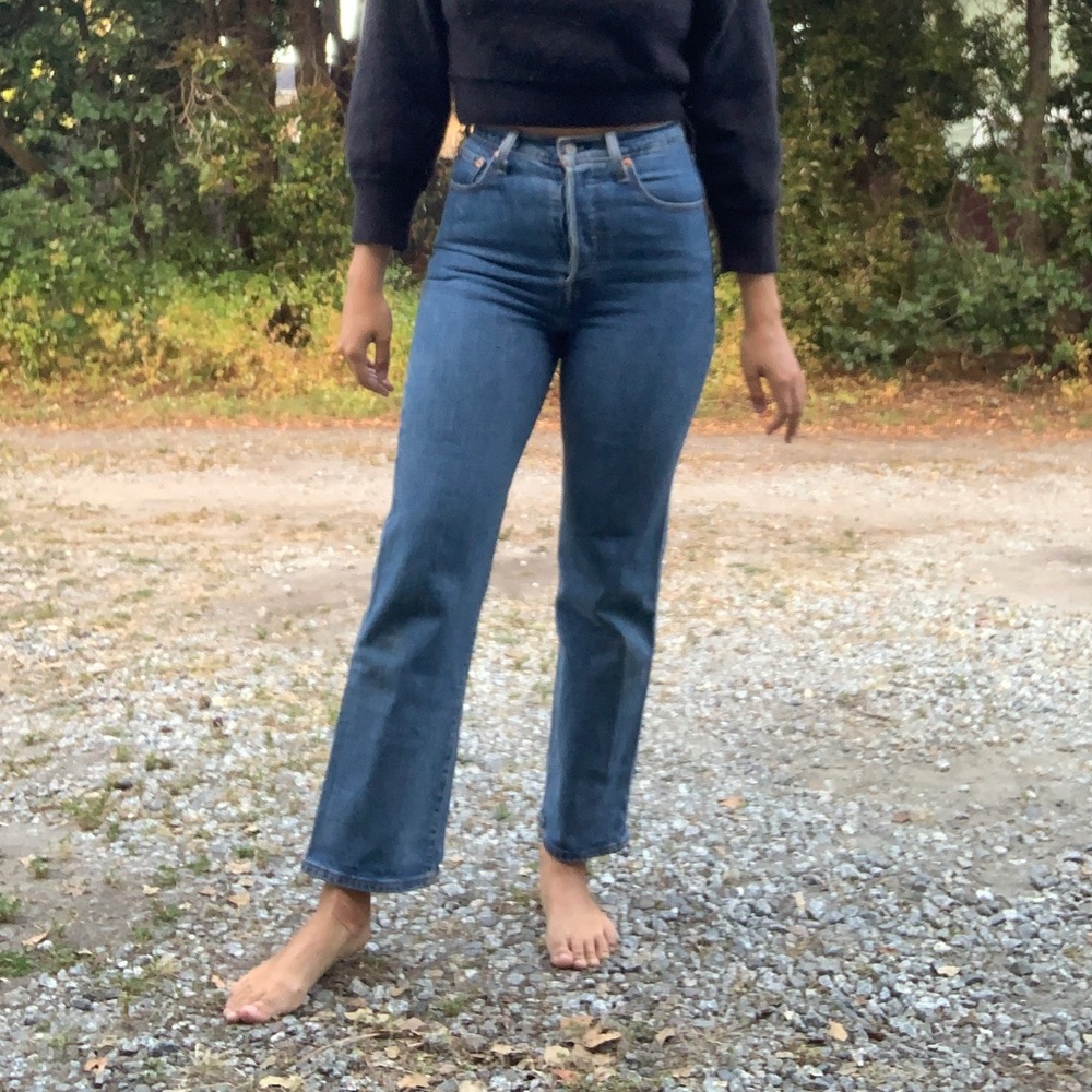 Straight leg blue jean Levi’s